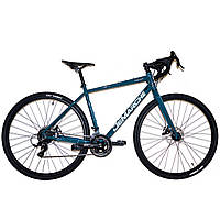 Шоссейный велосипед 28 дюймов 20 рама (L) Crosser 700С POINT Ltwoo (2*9) Серый глянец