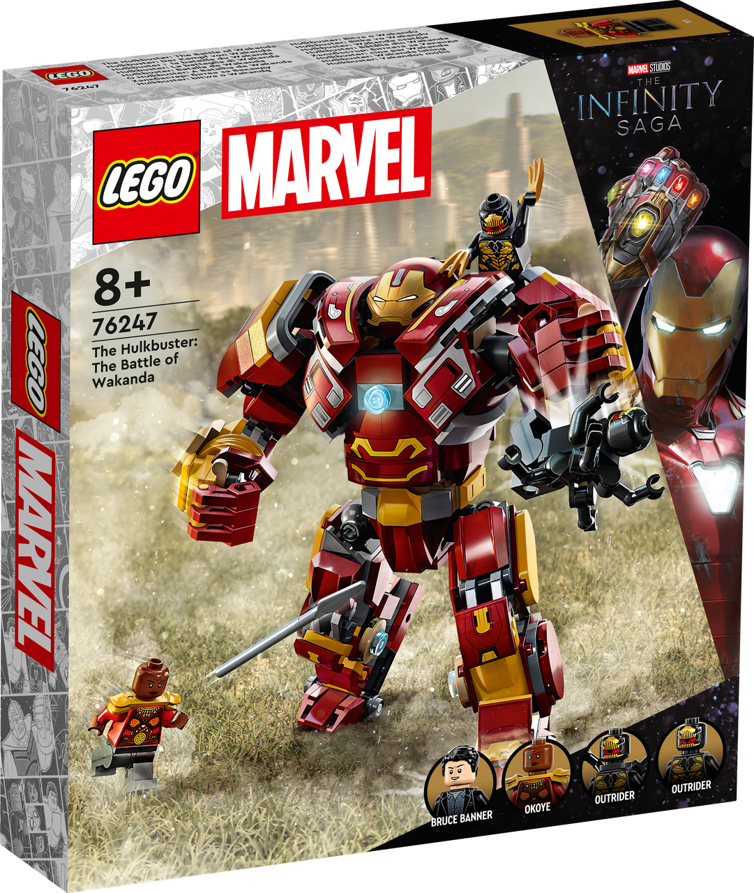 Конструктор LEGO Marvel Super Heroes Залізна людина Халкбастер: битва за Ваканду 76247 ЛЕГО