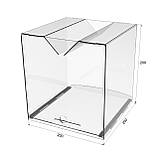 Ящик для пожертвувань EKOSTAR 200х200х200 широка щілина, фото 3