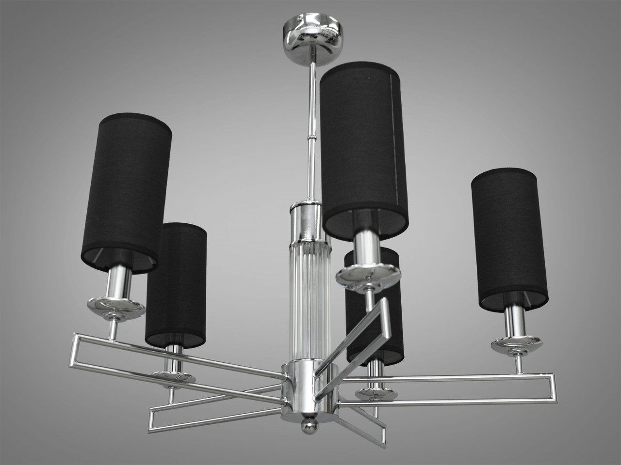 Люстра сучасна з абажурами Diasha 1013/5HR, фото 1