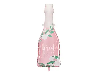 PD 49,5х108,5 см Пляшка  "Bride to Be" рожева  фольгована фігура - В УП
