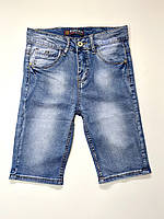 Бриджи джинсовые для мальчиков от 7 до 11 лет (р.23-28)