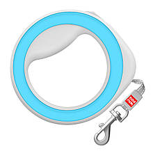 Стильний повідець-рулетка для собак 2.9м до 40кг WAUDOG