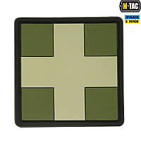 M-Tac нашивка Medic Cross Square PVC Olive