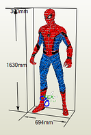 PaperKhan Конструктор из картона Spider-man papercraft 3D полигональная фигура развивающий подарок