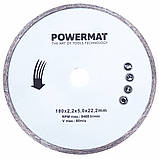 Дискова пилка для плитки (плиткоріз) 180 мм (1800 Вт) 4500 об/хв PM-PDG-1800 Powermat PM0547, фото 10