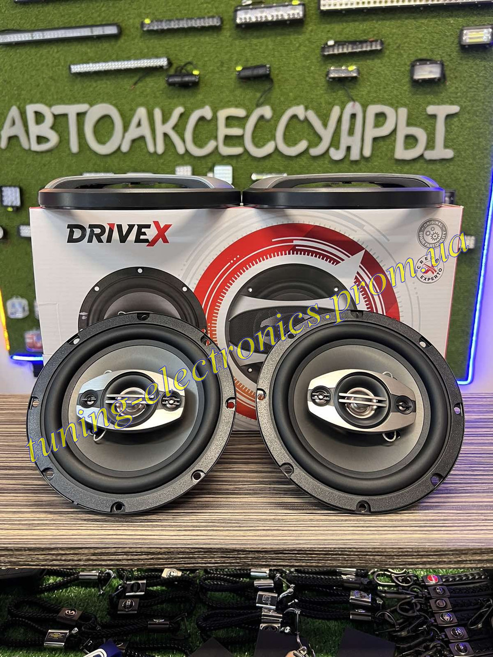 Динаміки круглі DriveX ML-604 16 см 120w з басистим звучанням, автоакустика для авто