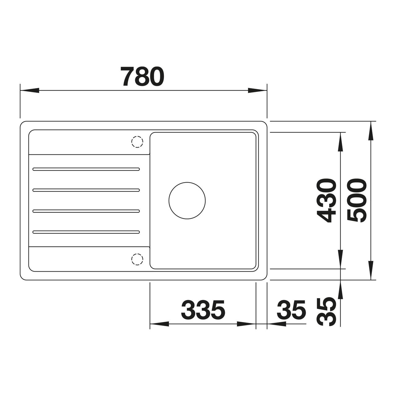 Кухонна мийка Blanco LEGRA 45 S 522202