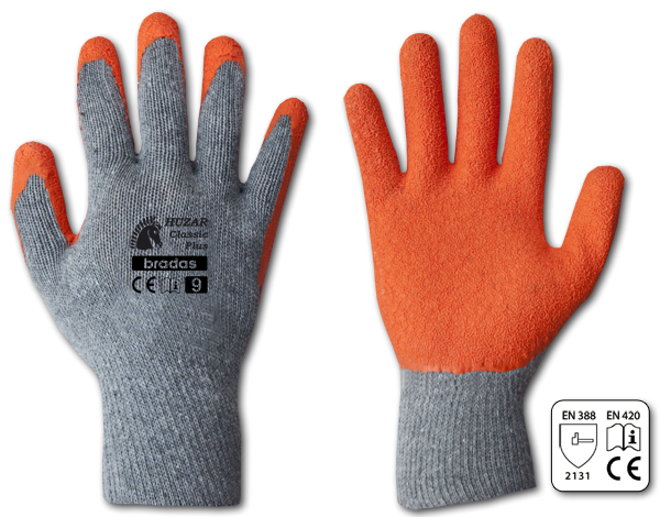 Рукавички захисні HUZAR CLASSIC PLUS латекс, розмір
11, RWHCP11