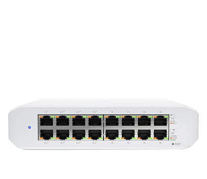 Комутатор керований рівня 2 Ubiquiti UniFi Switch Lite 16 PoE USW-Lite-16-PoE