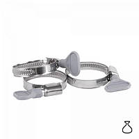 Хомут черв'ячний нержавіючий BRADAS, з метеликом, 
8-12мм, BSGRIP 8-12/9L