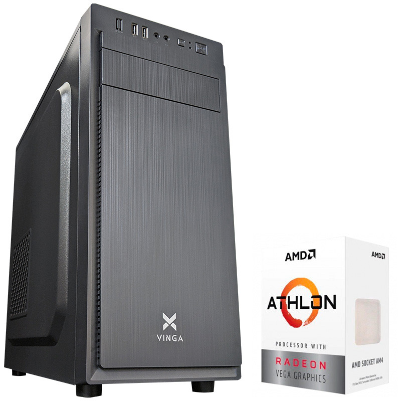 Сучасний Ігровий ПК ZEVS PC S611 AMD ATHLON 8GB DDR4 Vega 3