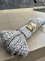 6 мм. 50 м. Мотузка плетена поліпропіленова