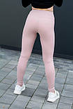 Лосини жіночі в рубчик "Мустанг" без бічного шва із широким поясом M, фото 2