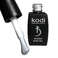 База молочна каучукова для гель-лаку Kodi professional Milky Rubber Base Gel 8 мл