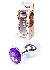 Анальна пробка Jewellery Silver PLUGPurple