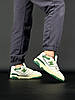 Жіночі кросівки New Balance 550 Green White Summer (Біло-зелені) ВзуттяНью Беланс 550 повсякденні шкіра демісезон, фото 8