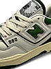 Жіночі кросівки New Balance 550 Green White Summer (Біло-зелені) ВзуттяНью Беланс 550 повсякденні шкіра демісезон, фото 6