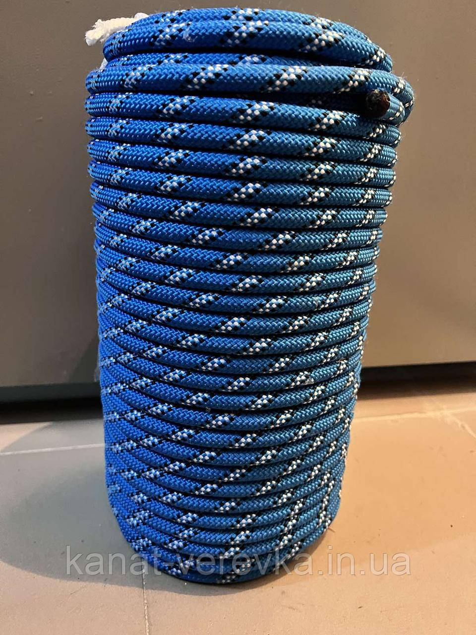 10 мм. 50 м. Мотузка плетена поліпропіленова, фото 1