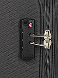 Валіза мала S тканина сіра 55х39х24(+5)см/44л/3.2кг/Worldline 620, фото 8