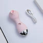 Вакуумний стимулятор KisToy Polly Pink, 13,2х4,3 см., фото 3