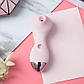 Вакуумний стимулятор KisToy Polly Pink, 13,2х4,3 см., фото 4