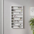 Полиці для лаків на стіну спальні Навісна полиця в салон краси з ДСП Поличка для косметики на 8 комірок, фото 2