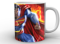 Кружка GeekLand белая Супермен Superman Superman Fire SP.02.004 "Lv"