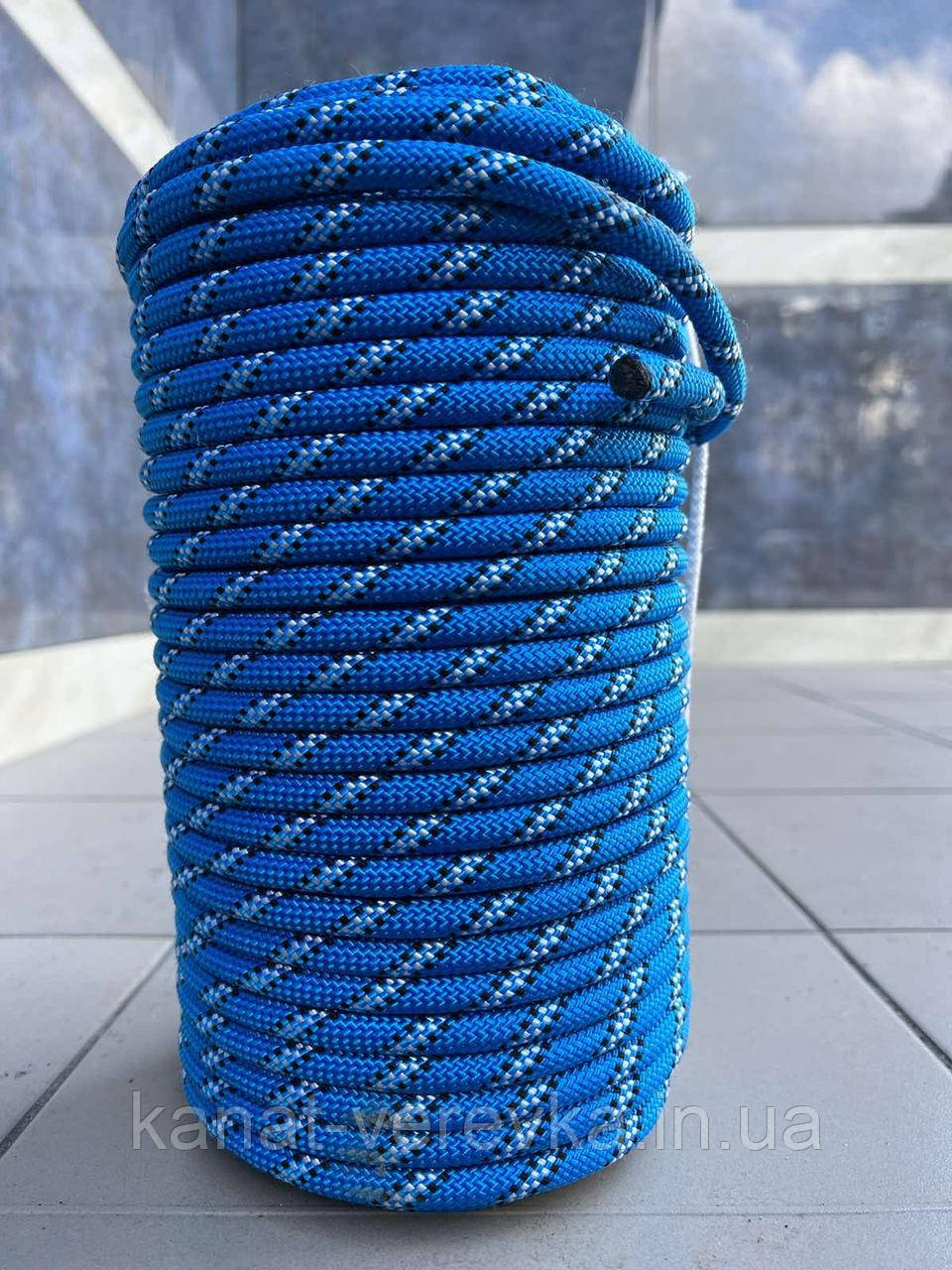 10 мм - 100 м. Шнур (мотузка) поліпропіленовий, фото 1