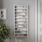 Навісна полиця для косметики на 10 відділень Полиця настінна для манікюру Поличка для гель-лаків на стіну з ДСП, фото 3