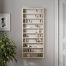 Навісна полиця для косметики на 10 відділень Полиця настінна для манікюру Поличка для гель-лаків на стіну з ДСП, фото 4