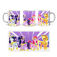 Кружка GeekLand My little pony Мой маленький пони Пинки Пай Твайлайт Рарити Эпплджек MLP 15 "Lv"