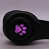 Навушники накладні з котячими вушками, бездротові, Bluetooth, B39M, Чорні / Дитячі навушники з підсвіткою, фото 3