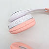 Бездротові Bluetooth навушники VZV-23M на 400 mah з вушками, Рожеві / Дитячі навушники з підсвічуванням, фото 6