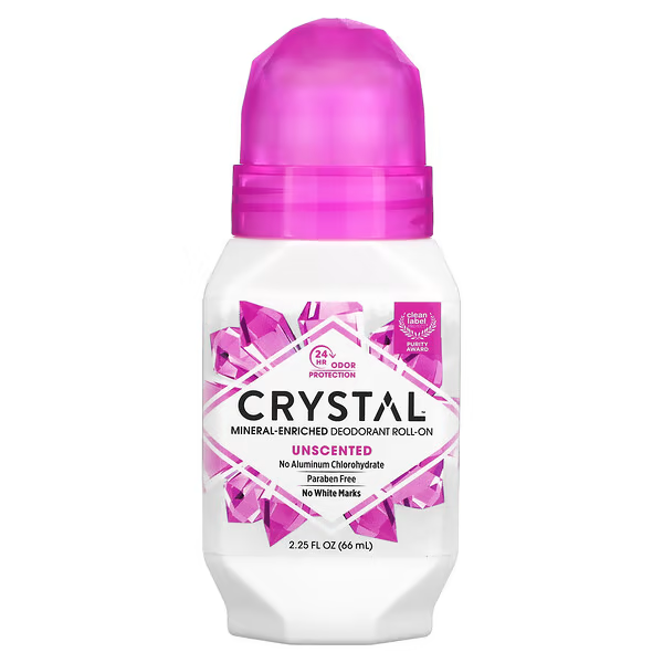 Натуральний кульковий дезодорант, без запаху (66 мл), Crystal Body Deodorant