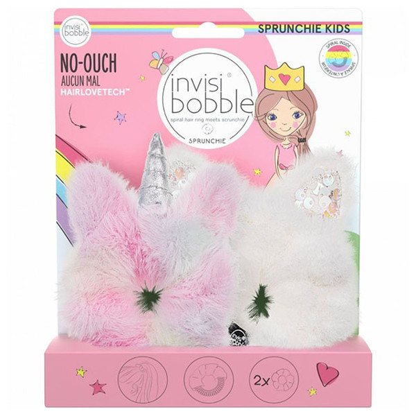 Дитяча резинка-браслет для волосся Invisibobble Sprunchie Kids BunnyCorn