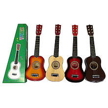 Гітара дитяча 404, 54 см, струни 6 шт., медіатор, дерево, 4 кольори