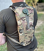 Тактический гидратор рюкзак 3л рюкзак для воды KMS мультикам/ койот армейский гидратор питьевая система