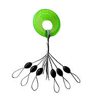 Стопори для бойлів Китай - Розмір 6 - Гумові - Чорний