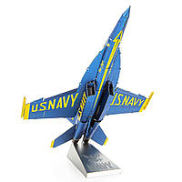 Металлический конструктор 3Д Metal Earth Iconx - Blue Angels F/A-18 Super Hornet, ICX212