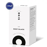 Крем-краска для бровей DEEP BLACK с окислителем с экстрактом хны OKIS BROW 15 мл