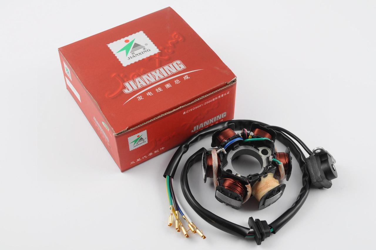 Статор генератора 4T GY6 50 (5+1 котушка) VDK