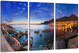 Модульна картина Місто Море Art-13_3А