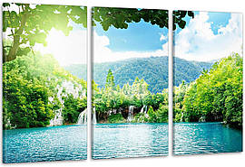 Модульна картина Природа Водоспад Аrt-165_3А