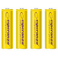 Аккумулятор Esperanza AA 2000mAh Ni-MH * 4 yellow (EZA104Y)