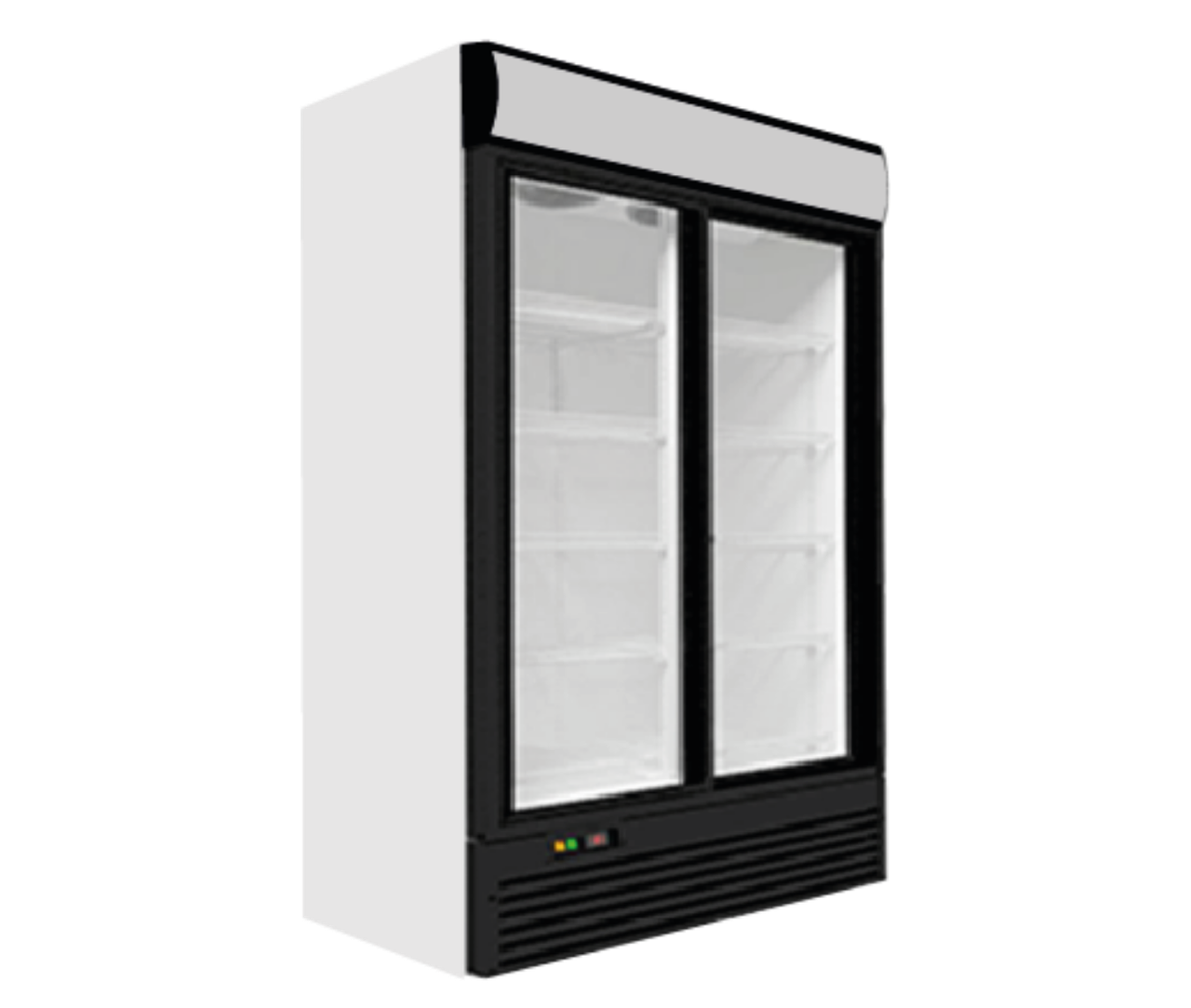 Холодильна шафа для напоїв UBC Ice Stream Lagre з подвійними скляними дверима (924 л)