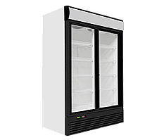 Холодильна шафа для напоїв UBC Ice Stream Lagre з подвійними скляними дверима (924 л)