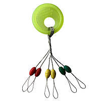 Стопори для бойлів Китай - Розмір 6 - Силіконові - Різнокольорові