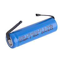 Li-Ion 800mAh, 3,7V, AA EEMB літій-іонний аккумулятор з виводами LIR14500-FT EEMB