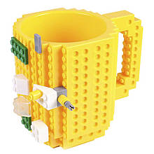 Кухоль Лего конструктор (жовта)